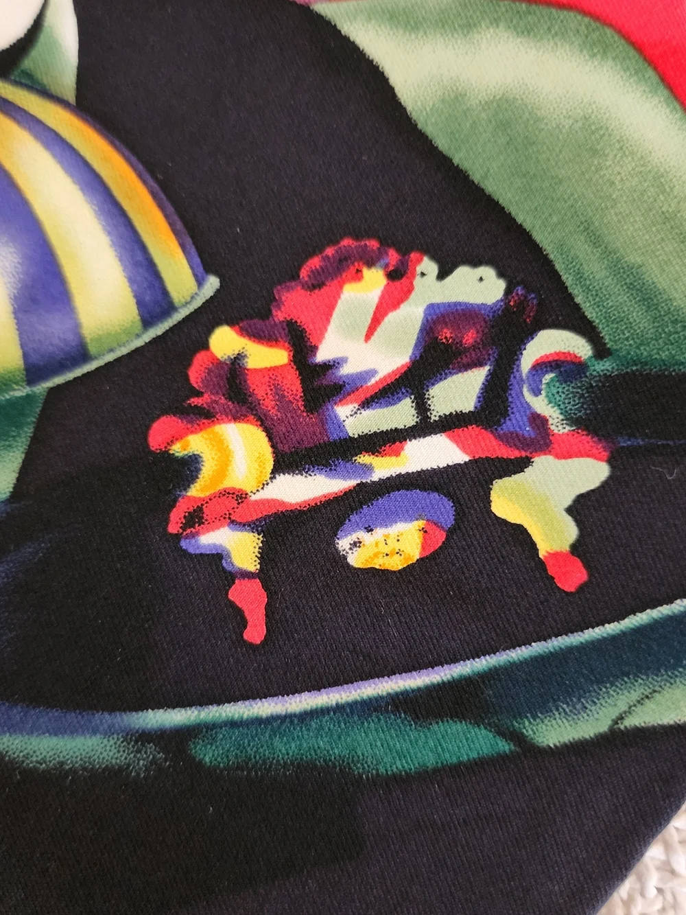 Vintage Ralph Marlin Cirque du Soleil Saltimbanco 100% Silk Tie Jester Harlequin